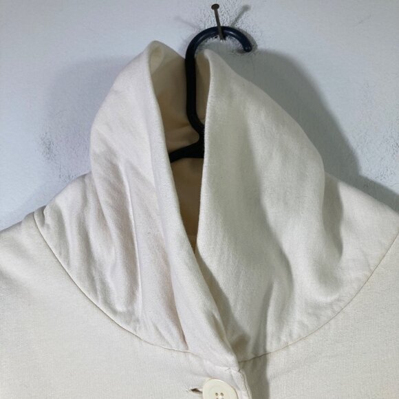 Womens Prana Living Mariska Jacket Cotton Button Cream XS‎ - Picture 5 of 9